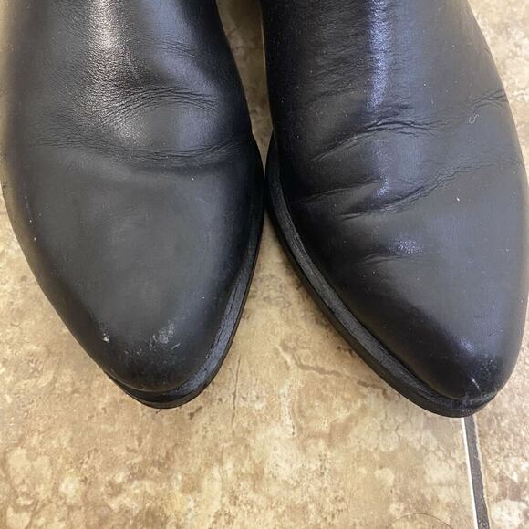 Rag & Bone Aston Suede Leather Short Ankle Biker Boot Black Womens Size 6.5 - Picture 12 of 12